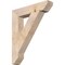 Ekena Millwork Traditional Slat Smooth Bracket, Douglas Fir, 5 1/2"W x 30"D x 36"H BKT06X30X36TRA06SDF - alternate 1